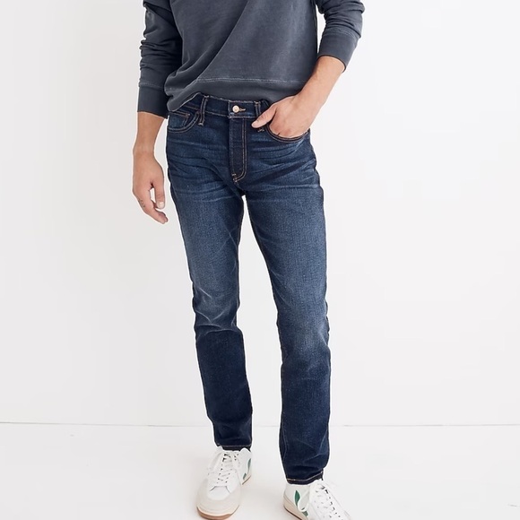 NWT Madewell Slim Authentic Flex Jeans in Baxley Wash Size 40 - Picture 1 of 10